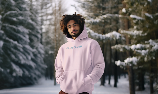 Calm Cloud Hoodie - It's okay to be Anxious. Breathe through the chaos. Anxiety is part of me, not all of me.
