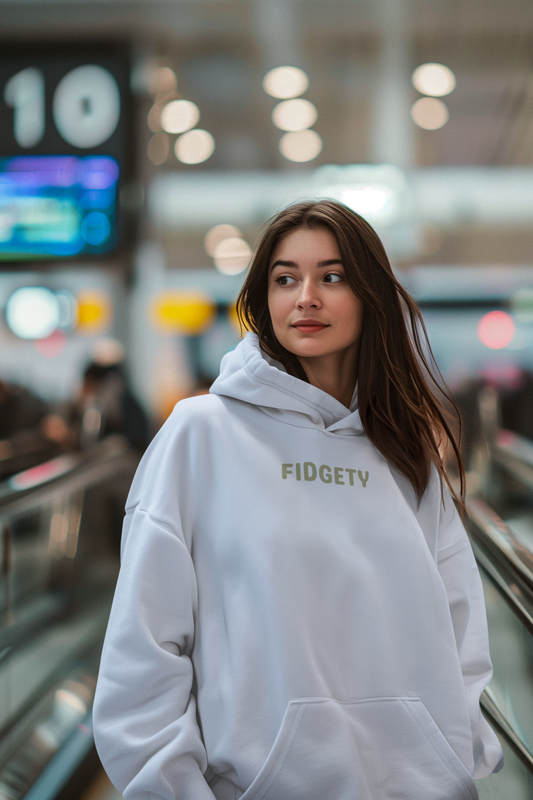 Fidgety Hoodie -   For the highly energetic, anxious, stressed, ADHD, nervous, bored or restless.