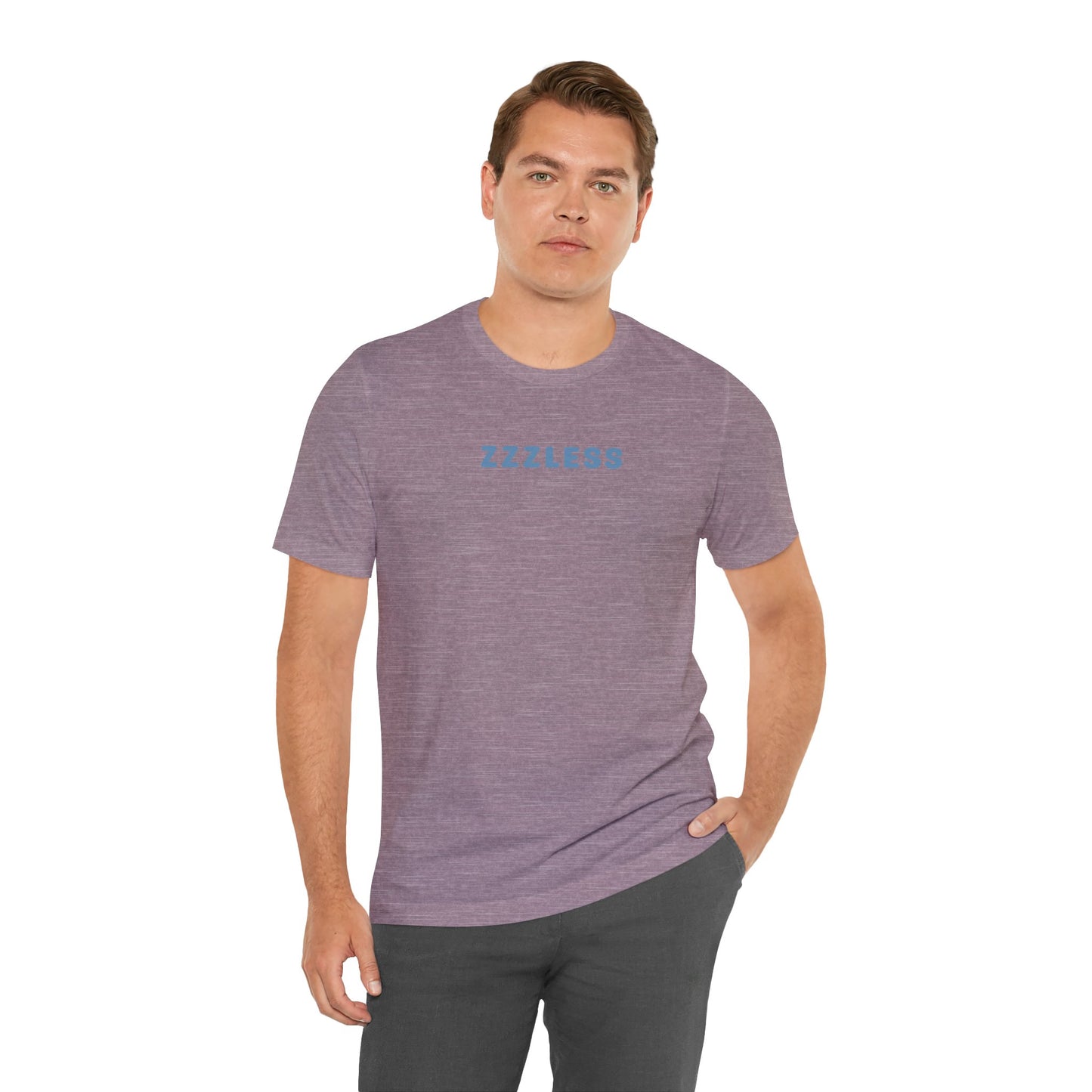ZZZLess Unisex Tee - Insomnia - Sleep? Never heard of it. Unisex Jersey Short Sleeve Tee - Insomnia - Sleepless