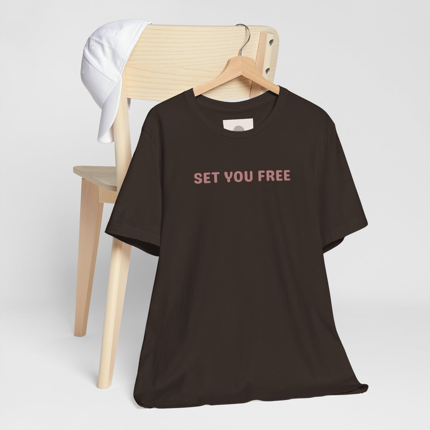Set You Free Unisex Tee - that which is done unto to you is not your burden or baggage - Inspirational Tee, Motivational T-Shirt, Casual Wear, Gift for Her, Everyday Comfort, Uplifting Everyday Wear