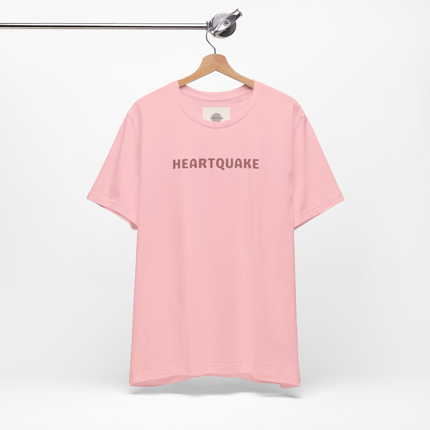 Heartquake Unisex Tee -  For the love of everything complicated and the overwhelming rush feelings of the heart shaken by love, fear, grief, or inspiration - Gift for Friends, Graphic Tee, Everyday Apparel