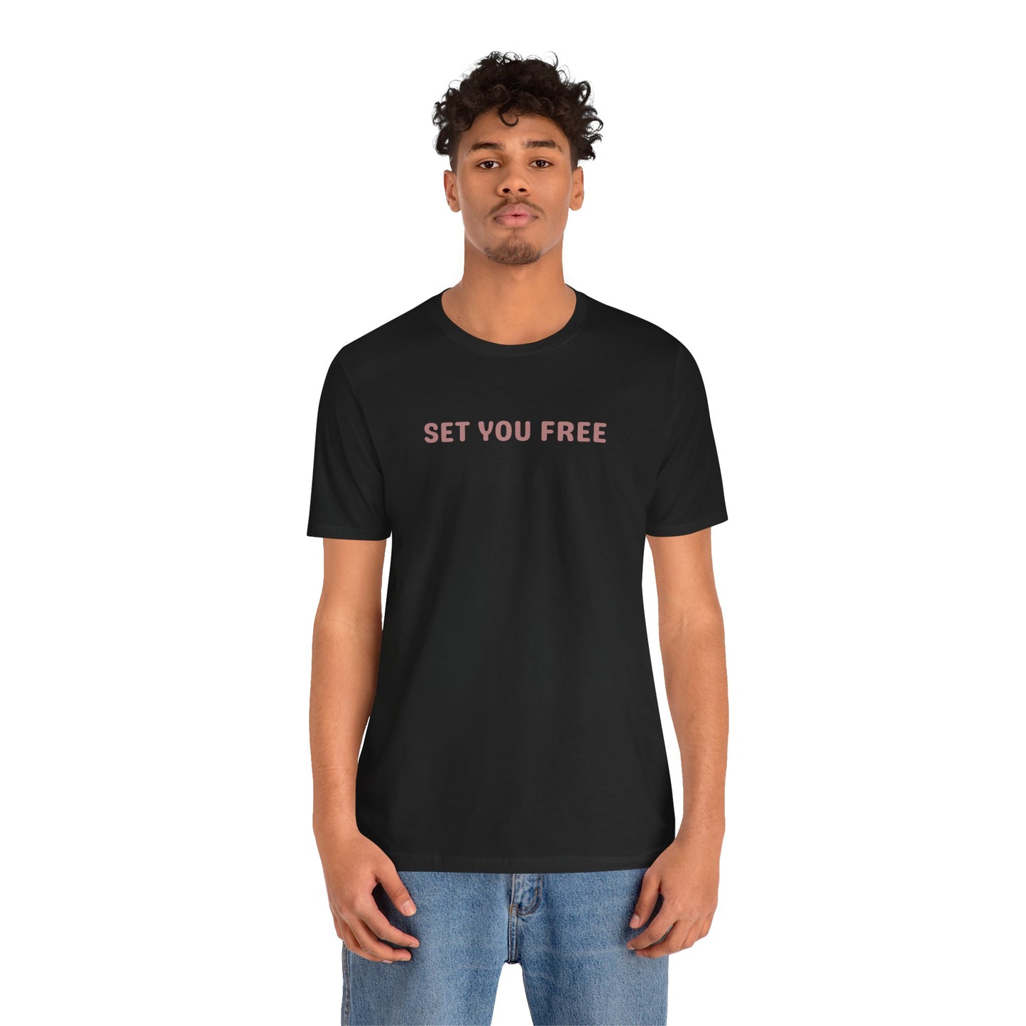 Set You Free Unisex Tee - that which is done unto to you is not your burden or baggage - Inspirational Tee, Motivational T-Shirt, Casual Wear, Gift for Her, Everyday Comfort, Uplifting Everyday Wear