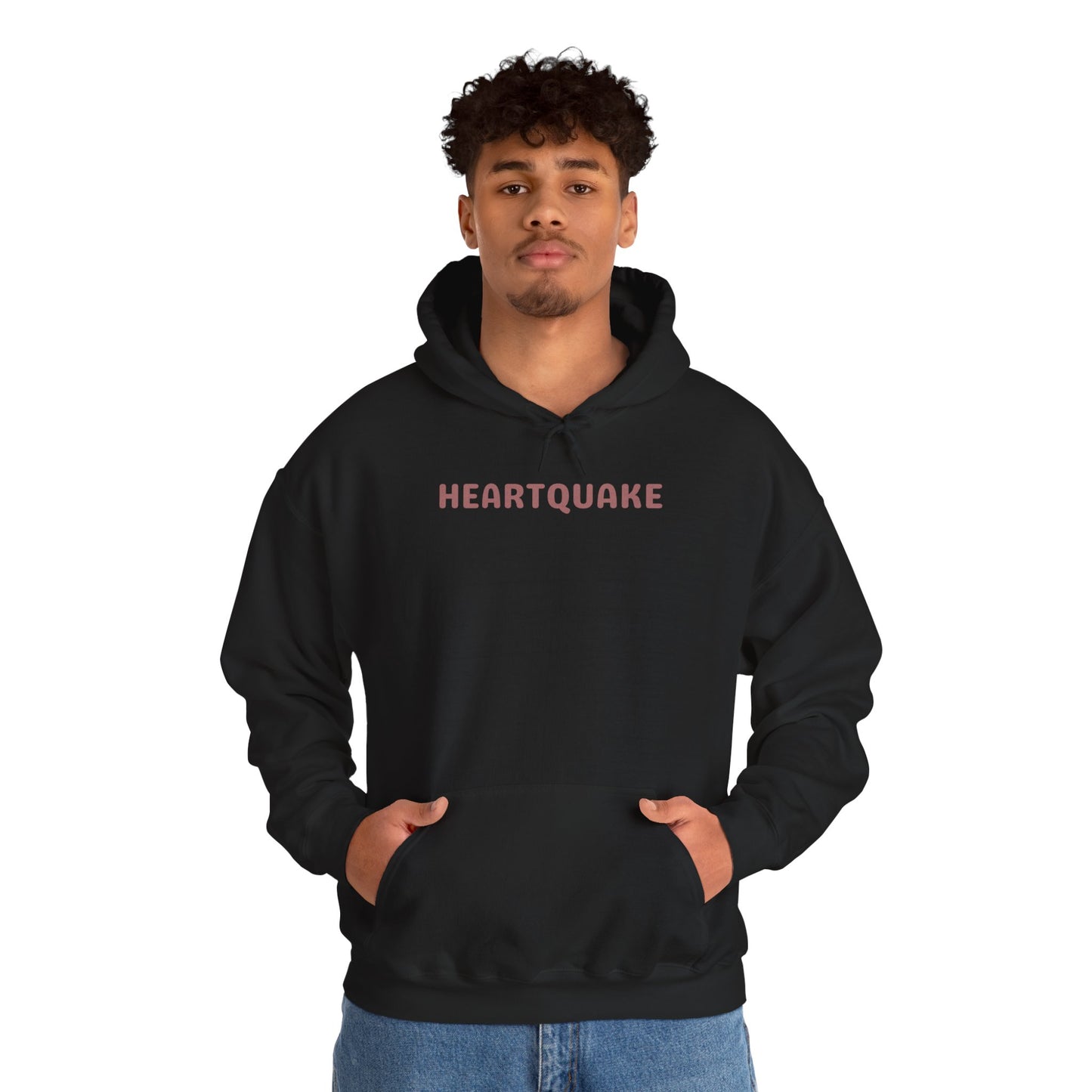 Heartquake Unisex Hoodie - For the love of everything complicated and the overwhelming rush feelings of the heart shaken by love, fear, grief, or inspiration - Heavy Blend Hooded Sweatshirt, Cozy Comfort, Gift for Friends and Family, Trendy Appeal