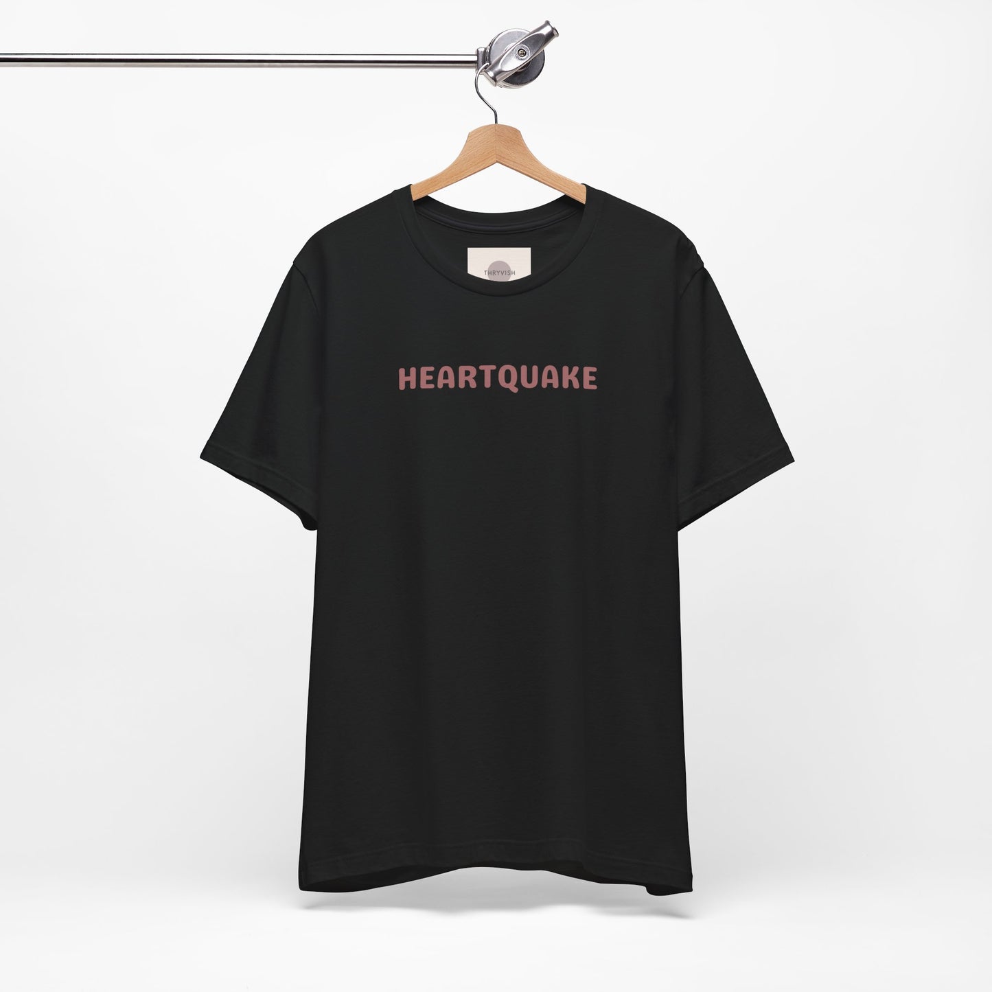 Heartquake Unisex Tee -  For the love of everything complicated and the overwhelming rush feelings of the heart shaken by love, fear, grief, or inspiration - Gift for Friends, Graphic Tee, Everyday Apparel