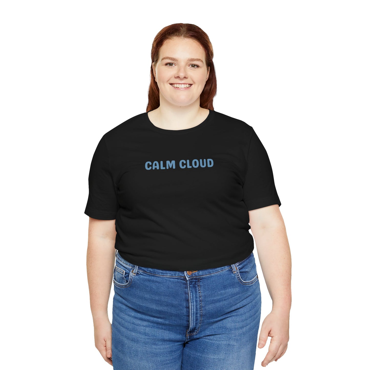 Calm Cloud Unisex Tee - It's Ok To Be Anxious, Graphic T shirt, Casual Wear, Gift for Him/Her, Everyday Style, Minimalist Tee, Cozy Tee