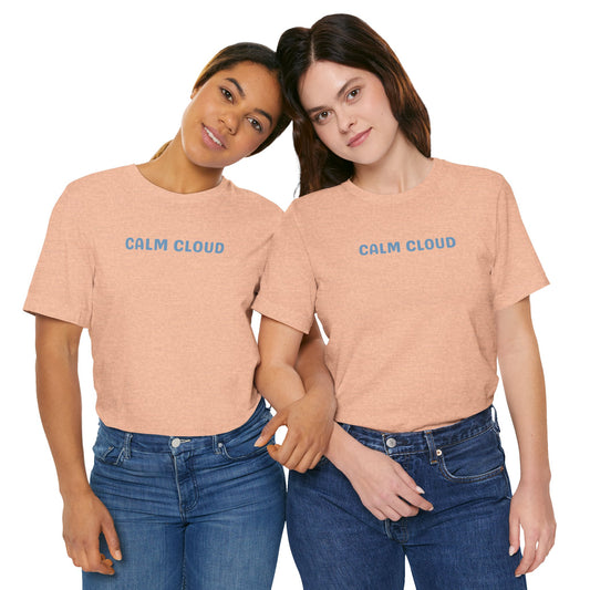 Calm Cloud Unisex Tee - It's Ok To Be Anxious, Graphic T shirt, Casual Wear, Gift for Him/Her, Everyday Style, Minimalist Tee, Cozy Tee