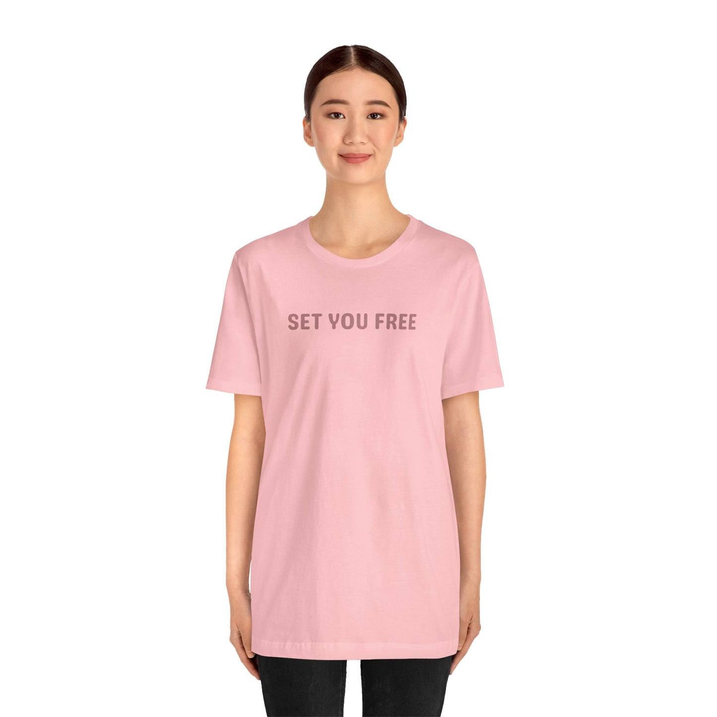 Set You Free Unisex Tee - that which is done unto to you is not your burden or baggage - Inspirational Tee, Motivational T-Shirt, Casual Wear, Gift for Her, Everyday Comfort, Uplifting Everyday Wear