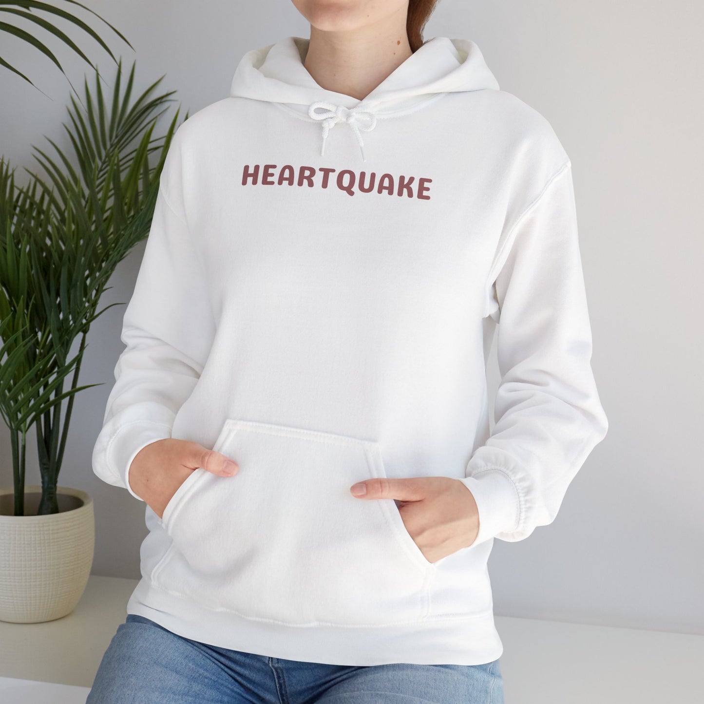 Heartquake Unisex Hoodie - For the love of everything complicated and the overwhelming rush feelings of the heart shaken by love, fear, grief, or inspiration - Heavy Blend Hooded Sweatshirt, Cozy Comfort, Gift for Friends and Family, Trendy Appeal