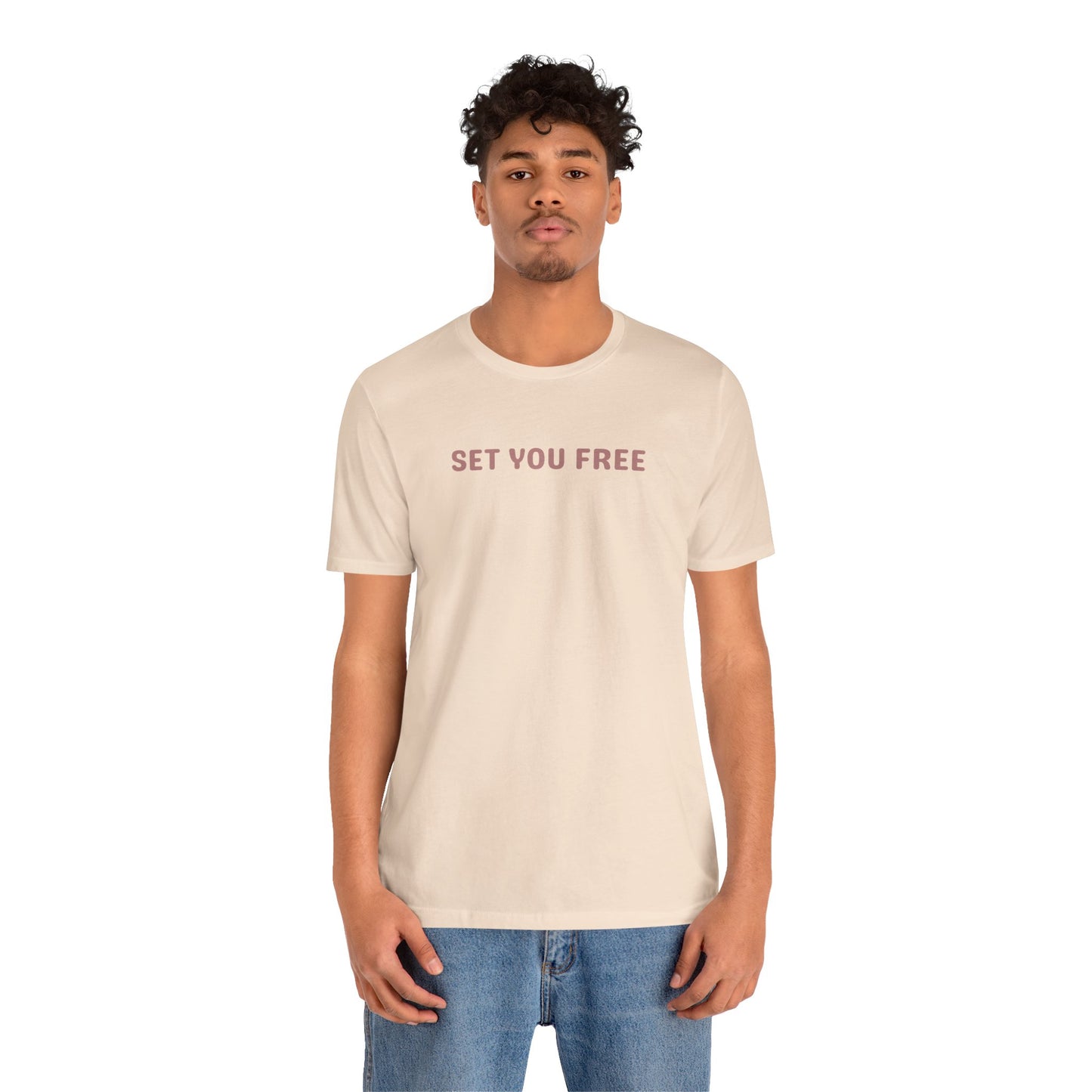 Set You Free Unisex Tee - that which is done unto to you is not your burden or baggage - Inspirational Tee, Motivational T-Shirt, Casual Wear, Gift for Her, Everyday Comfort, Uplifting Everyday Wear