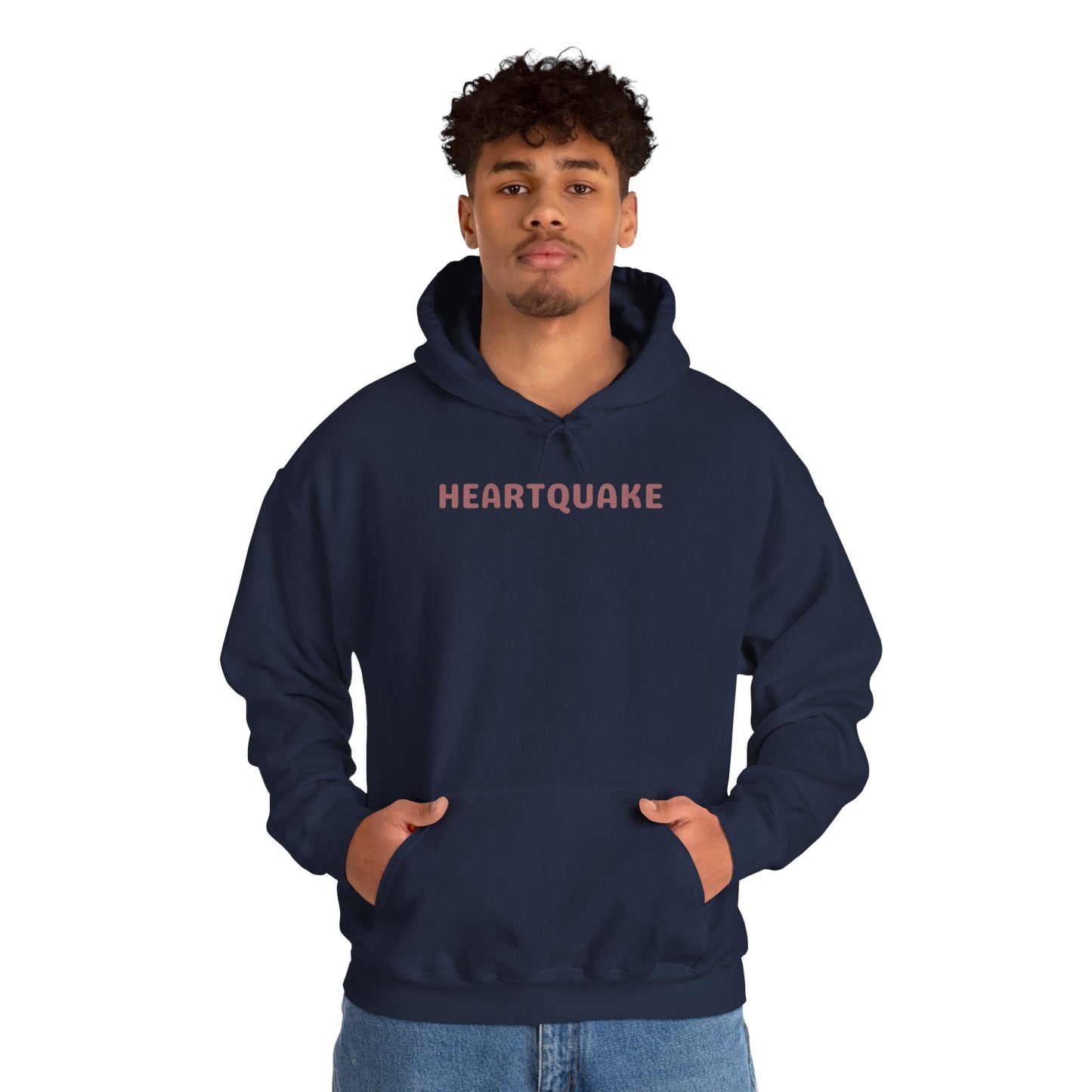 Heartquake Unisex Hoodie - For the love of everything complicated and the overwhelming rush feelings of the heart shaken by love, fear, grief, or inspiration - Heavy Blend Hooded Sweatshirt, Cozy Comfort, Gift for Friends and Family, Trendy Appeal