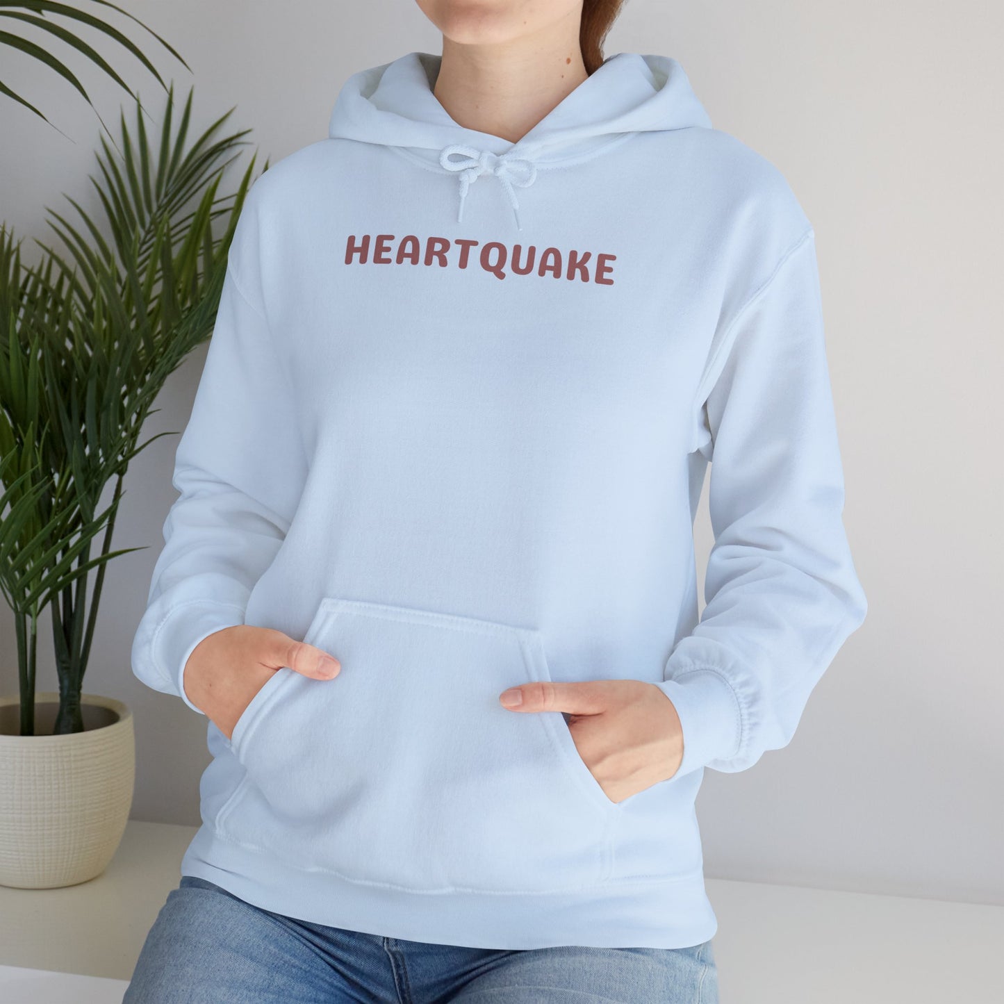 Heartquake Unisex Hoodie - For the love of everything complicated and the overwhelming rush feelings of the heart shaken by love, fear, grief, or inspiration - Heavy Blend Hooded Sweatshirt, Cozy Comfort, Gift for Friends and Family, Trendy Appeal