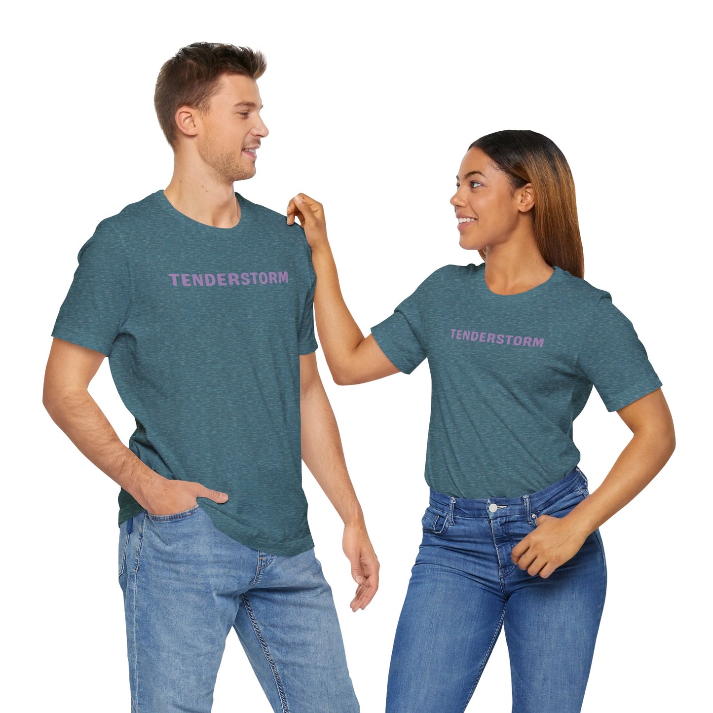 Tenderstorm Unisex Tee - You are so much more than your ups and downs. Calming and Soothing reminder Unisex Jersey Short Sleeve Tshirt | Casual Wear, Gift for Him/Her, Everyday Comfort, Trendy Shirt, Birthday Apparel