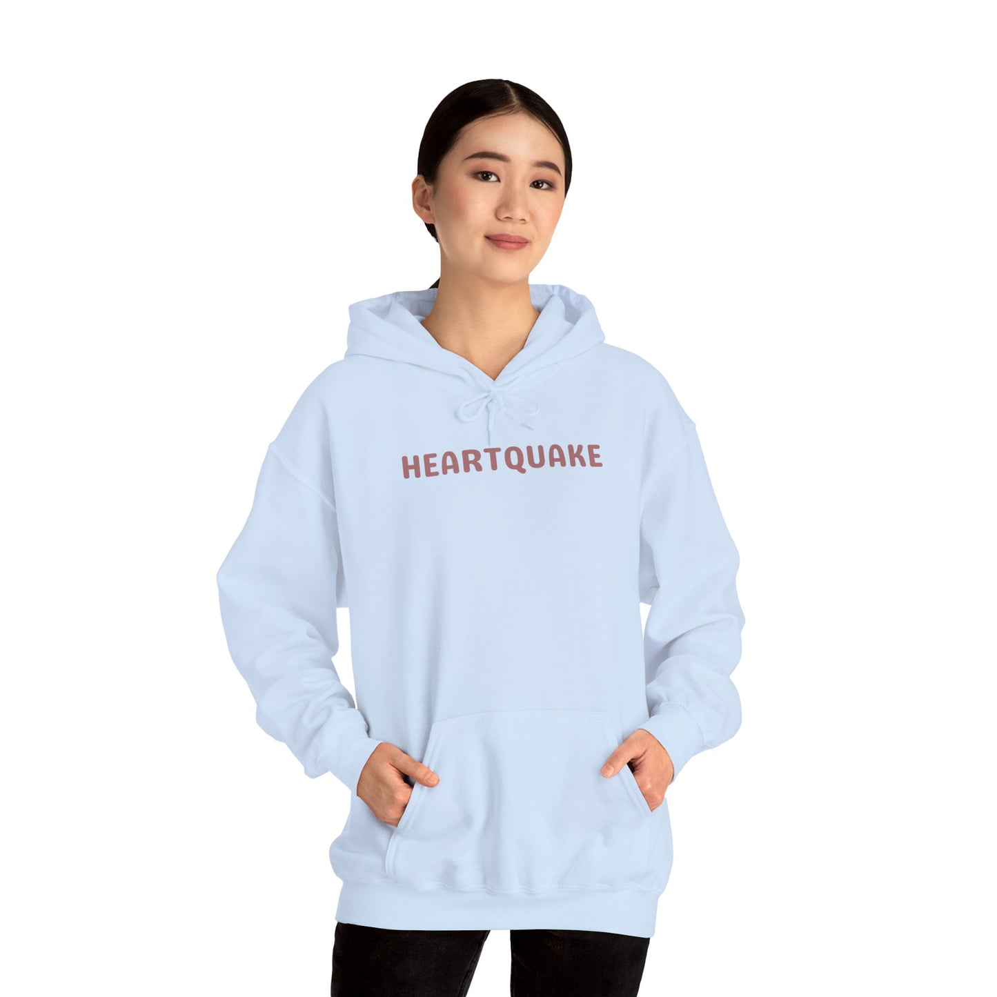 Heartquake Unisex Hoodie - For the love of everything complicated and the overwhelming rush feelings of the heart shaken by love, fear, grief, or inspiration - Heavy Blend Hooded Sweatshirt, Cozy Comfort, Gift for Friends and Family, Trendy Appeal