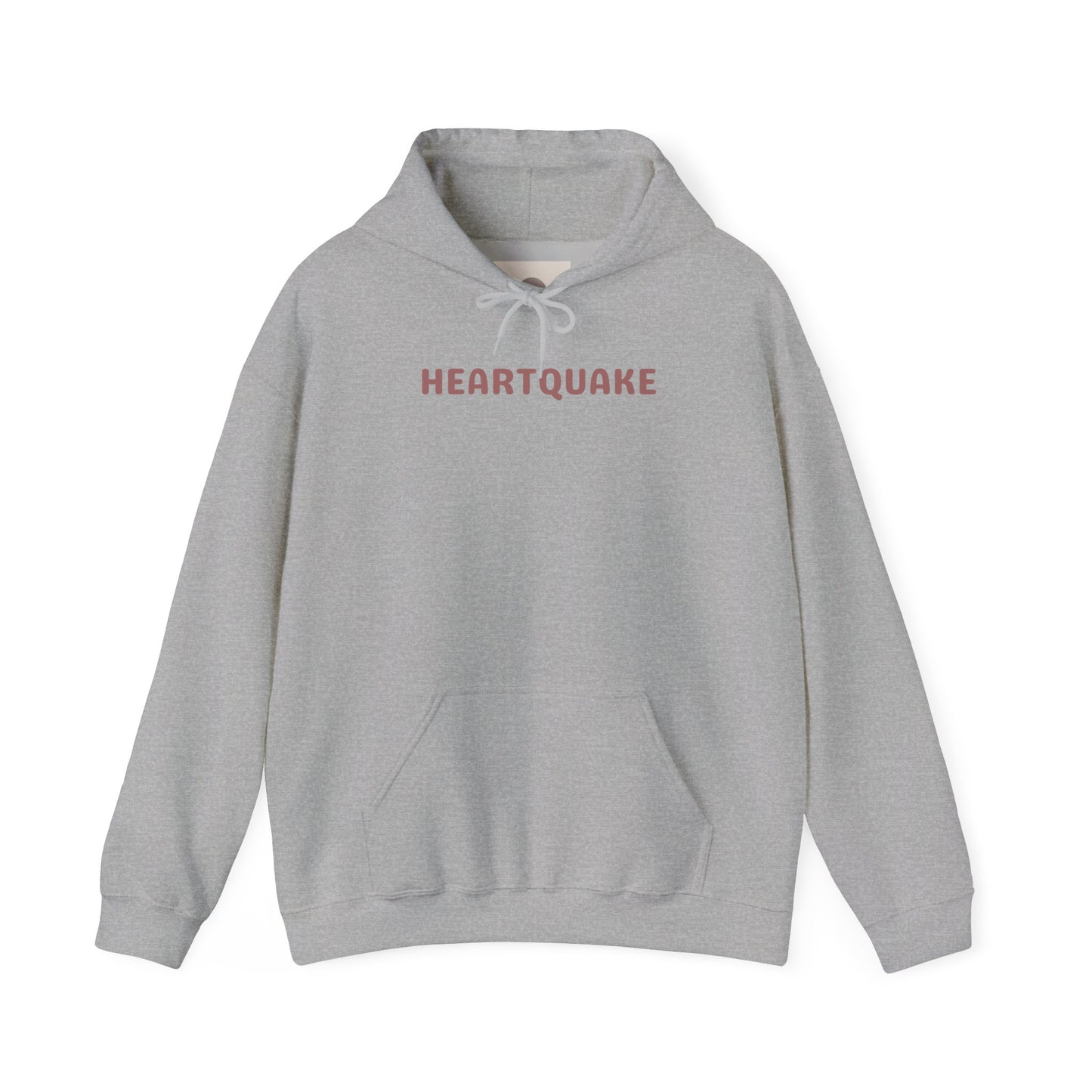 Heartquake Unisex Hoodie - For the love of everything complicated and the overwhelming rush feelings of the heart shaken by love, fear, grief, or inspiration - Heavy Blend Hooded Sweatshirt, Cozy Comfort, Gift for Friends and Family, Trendy Appeal
